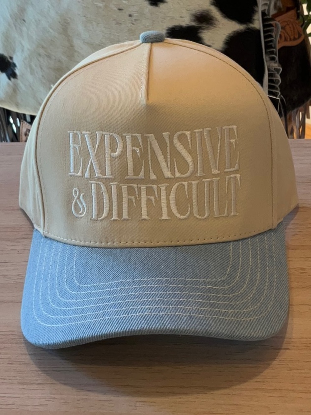 DENIM E & D HAT